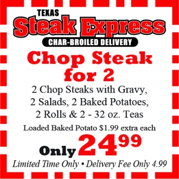 Chop Steak for 2-100