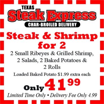 Steak & Shrimp for 2-100