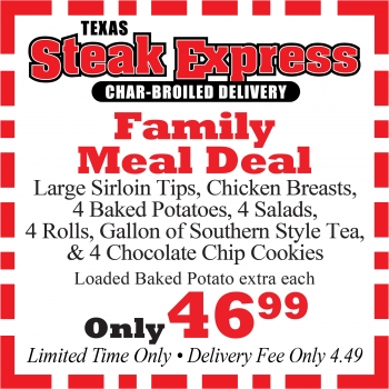 TSE Coupons All Mar Family Meal Deal