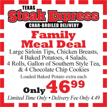 TSE Coupons All Mar Family Meal Deal