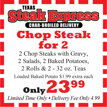 TSE Coupons All Nov'24 Chop Steak for 2