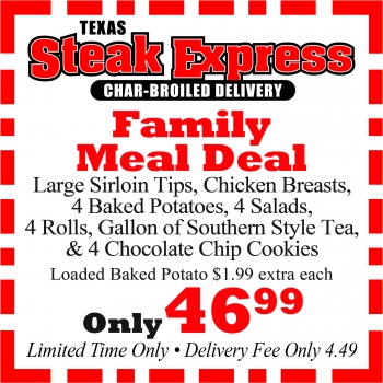 TSE Coupons All Oct Family Meal Deal