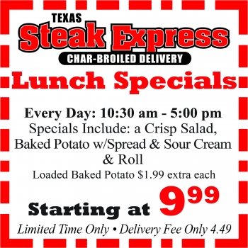 TSE Coupons All Oct Lunch Specials