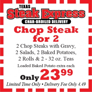 TSE Coupons All October22 Chop Steak for 2
