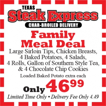 TSE Coupons All October22 Family Meal Deal